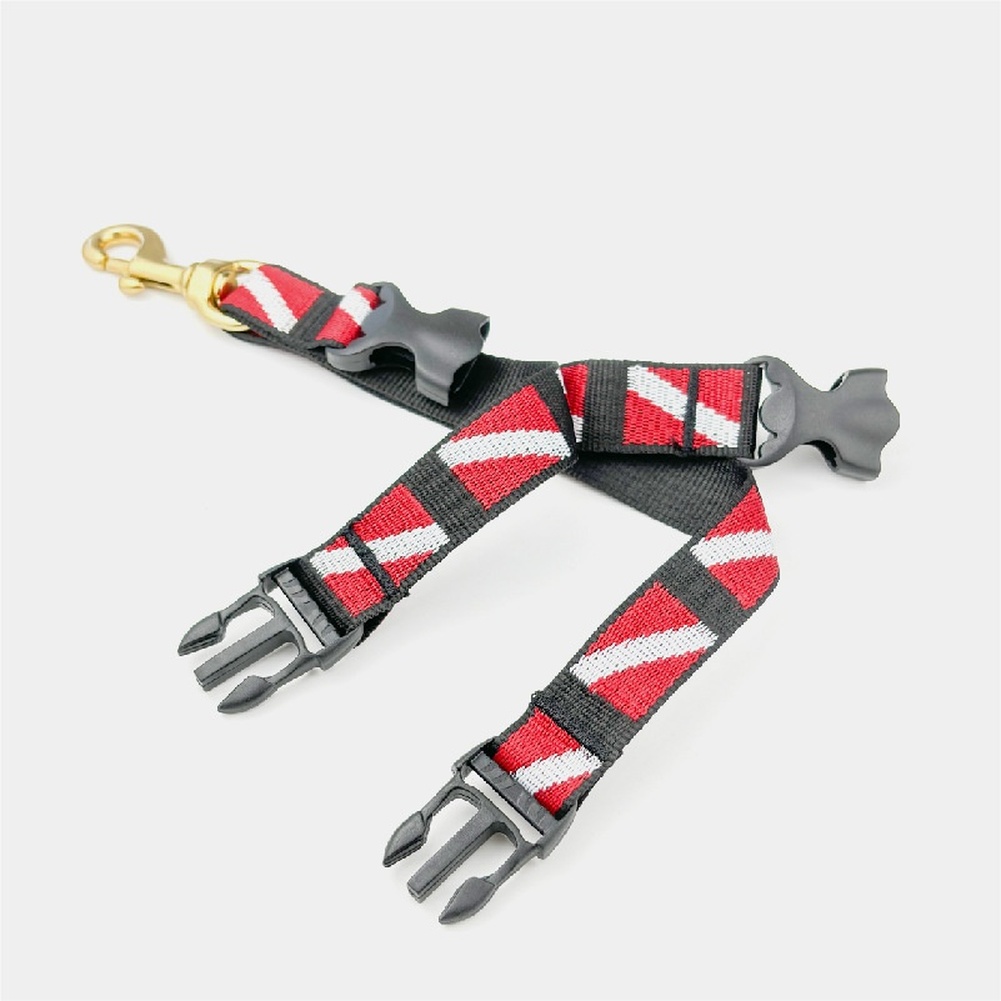 Snorkeling Gear - 다이빙용 후크 보관 스트랩. 360도 회전이