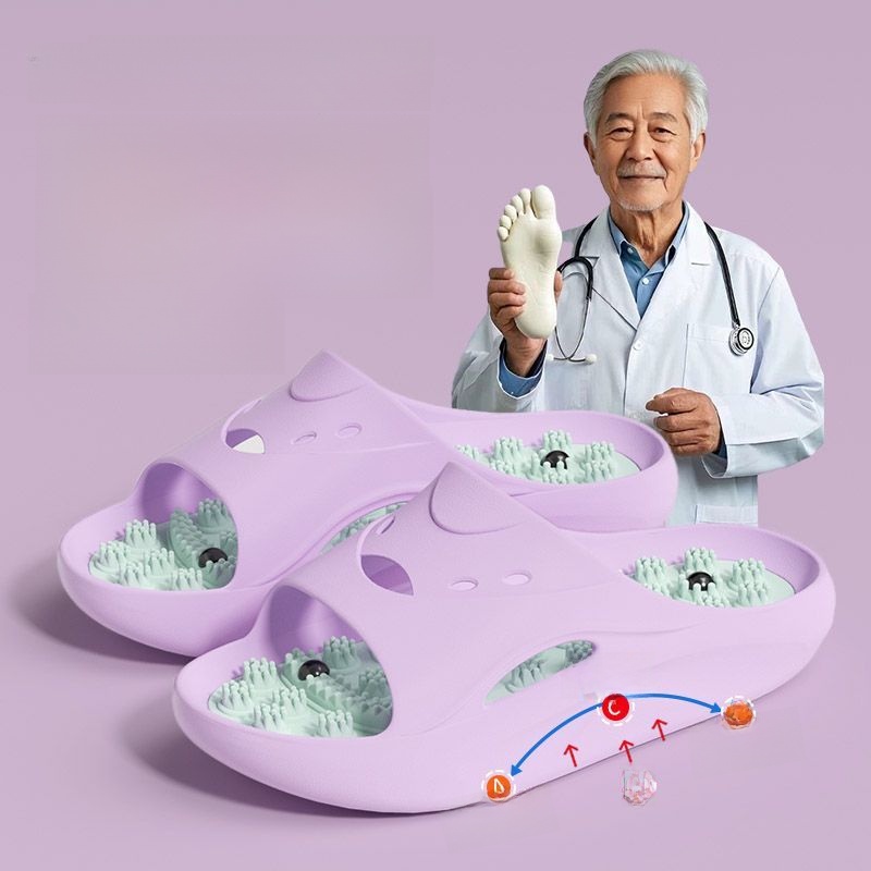Flippers Swimming - ECAC 자기솔 마사지 슬리퍼 2026 신형