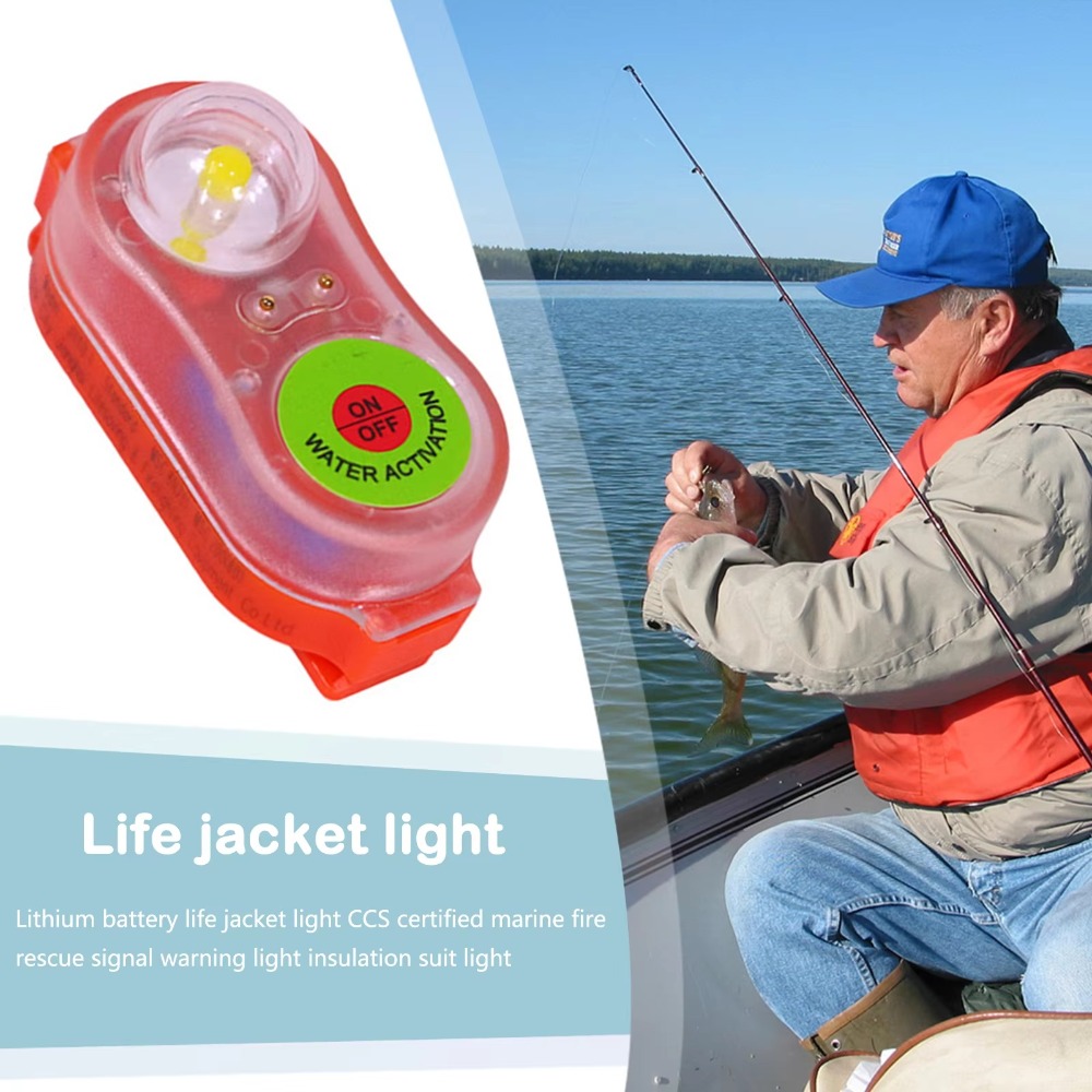 1/2pcs 새로운 방수 LED 구명조끼 라이트 자체  - Life Jacket 리뷰 및 가격