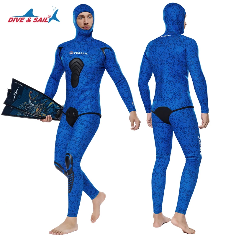 5mm 네오프렌 투피스 오픈셀 방수 잠수복 (남성용), - Wetsuit Men 리뷰 및 가격
