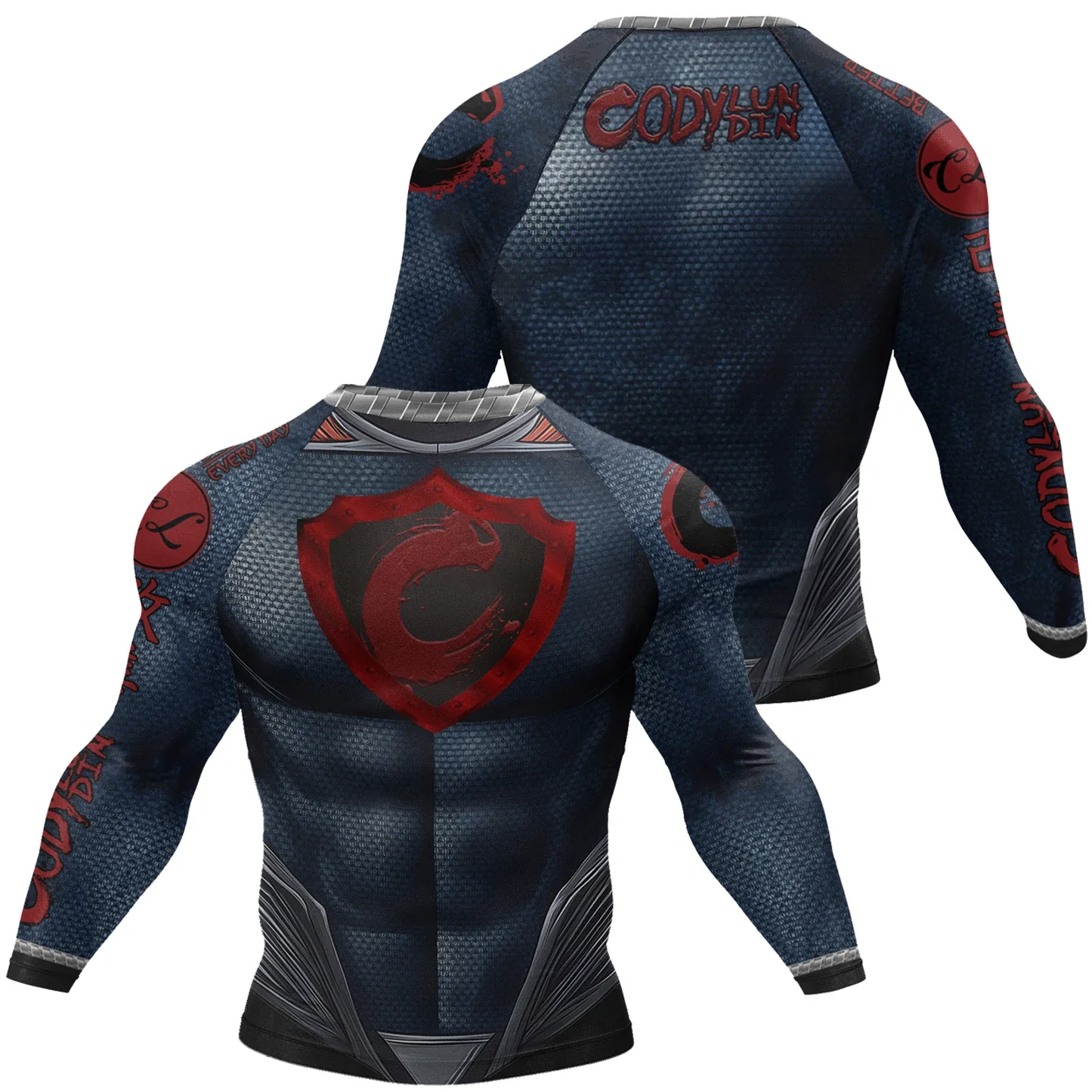 남성용 코디 룬딘 MMA 티셔츠, 3D 프린팅, 브라질 - Rash Guard 리뷰 및 가격