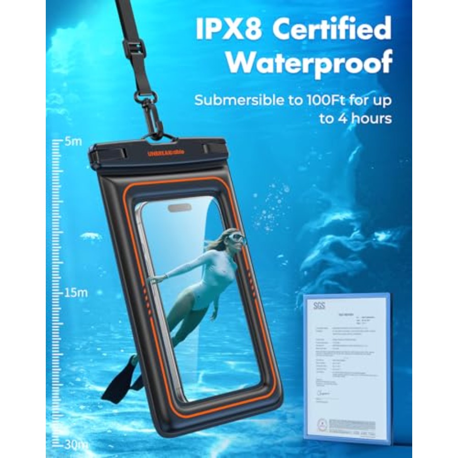 플로팅 방수폰 파우치 2개 세트, IPX8 방수폰 케이 - Dry Bag Waterproof 리뷰 및 가격
